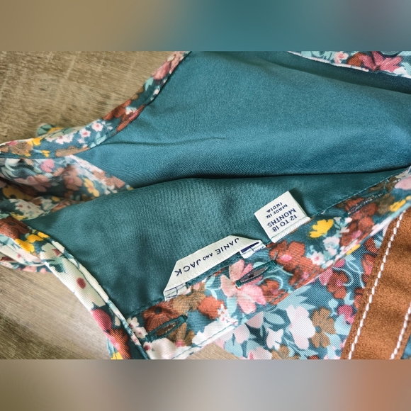 Janie and Jack Floral Jumpsuit Baby Girl - Picture 3 of 3